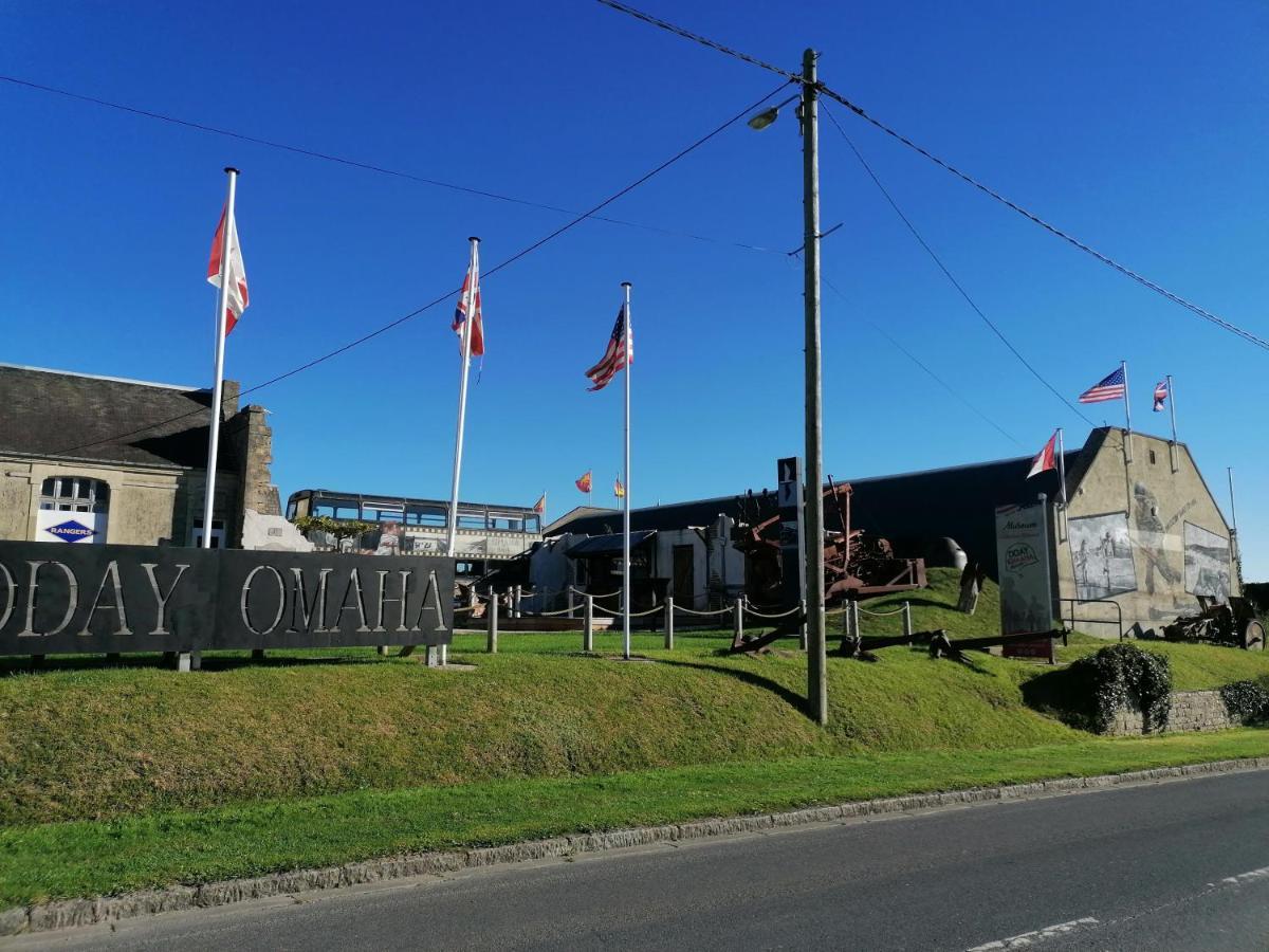 La Brise Marine Maison Renovee Cour Fermee Et Terrasse 800 M Plage Omaha Beach Avec Table De Ping Pong Proche Port En Bessin 滨海维耶维尔 外观 照片