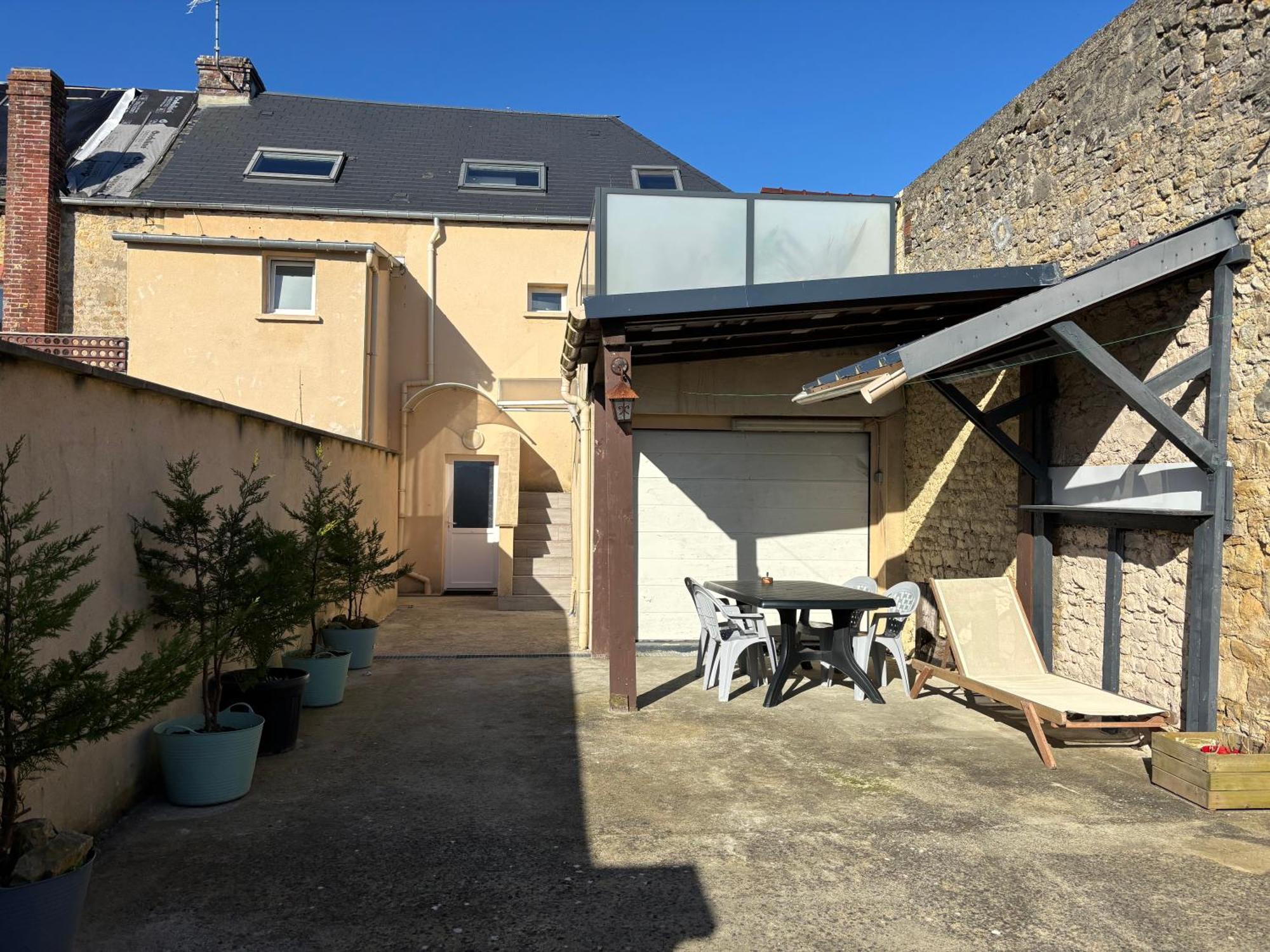 La Brise Marine Maison Renovee Cour Fermee Et Terrasse 800 M Plage Omaha Beach Avec Table De Ping Pong Proche Port En Bessin 滨海维耶维尔 外观 照片